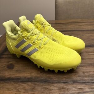 Mens US 13.5 ADIDAS ULTRABOOST PRIMEKNIT FOOTBALL CLEATS SOLAR YELLOW….S12